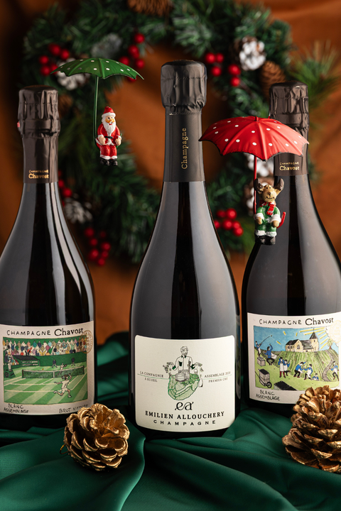 PACK CHAMPAGNE NAVIDAD (3 BOTELLAS)