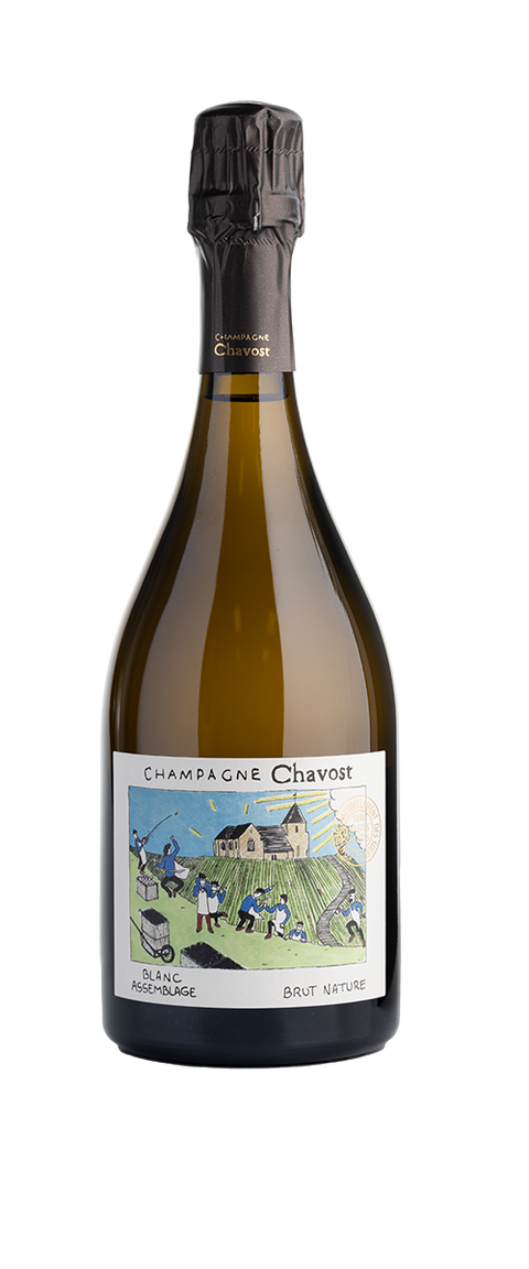 Champagne Chavost Blanc d' Assemblage Brut Nature Sin Sulfitos