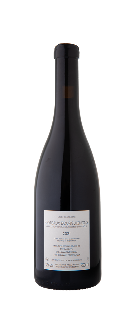 Marthe Henry Boillot Coteaux Bourguignons 2021
