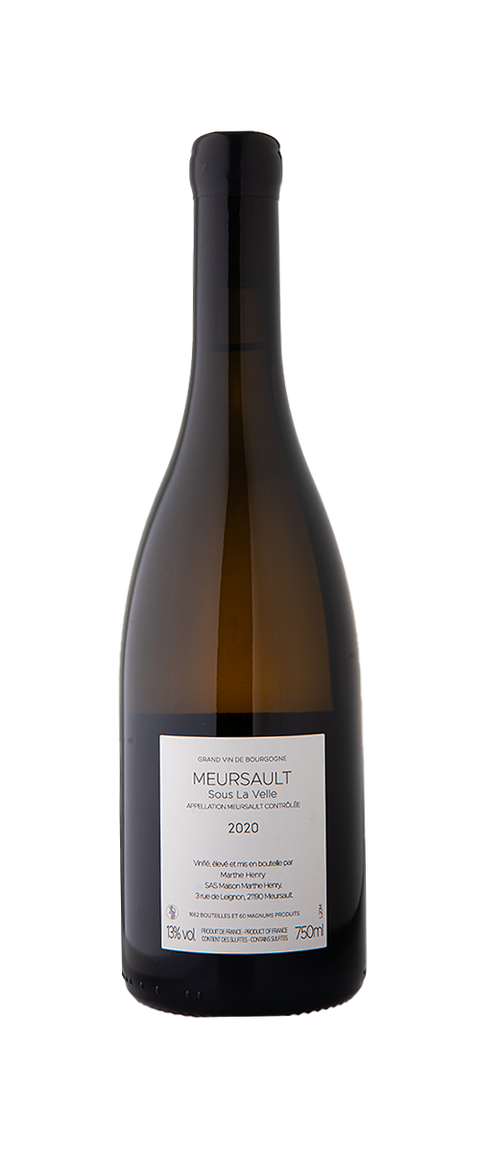 Marthe Henry Boillot Meursault Sous la Velle 2020 Blanc