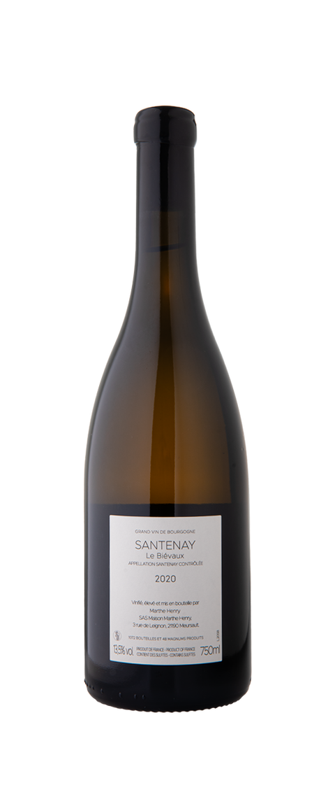 Marthe Henry Boillot Santenay le Biévaux 2020