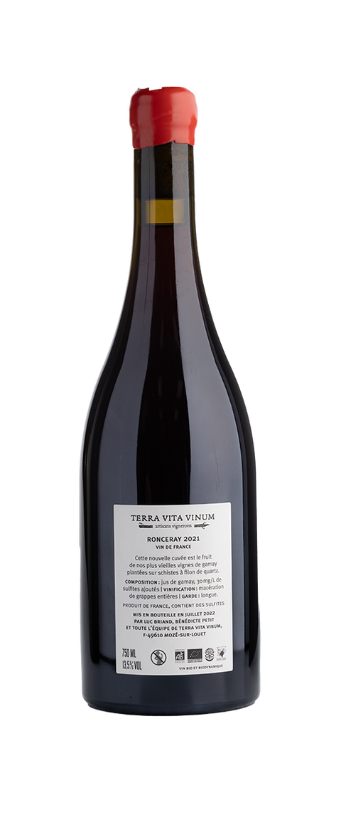 Terra Vita Vinum Ronceray Rouge 2021 VDF