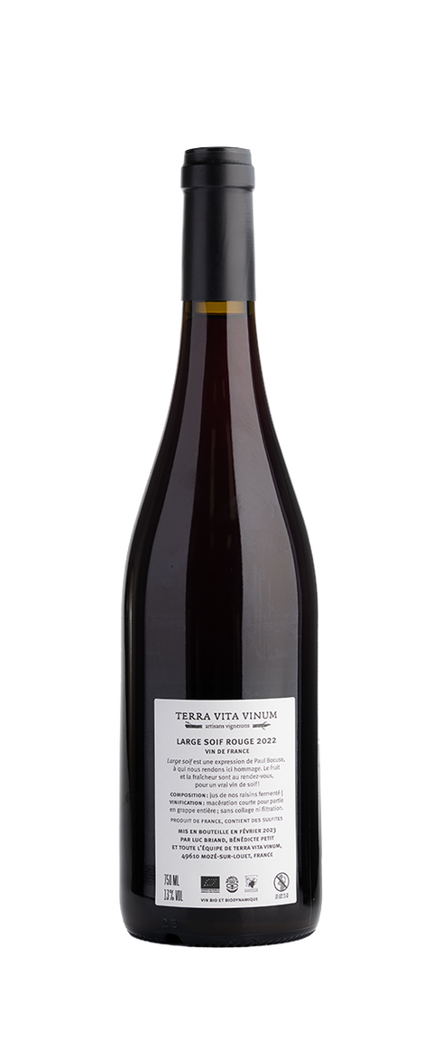 Terra Vita Vinum Large Soif Rge 2020 VDF