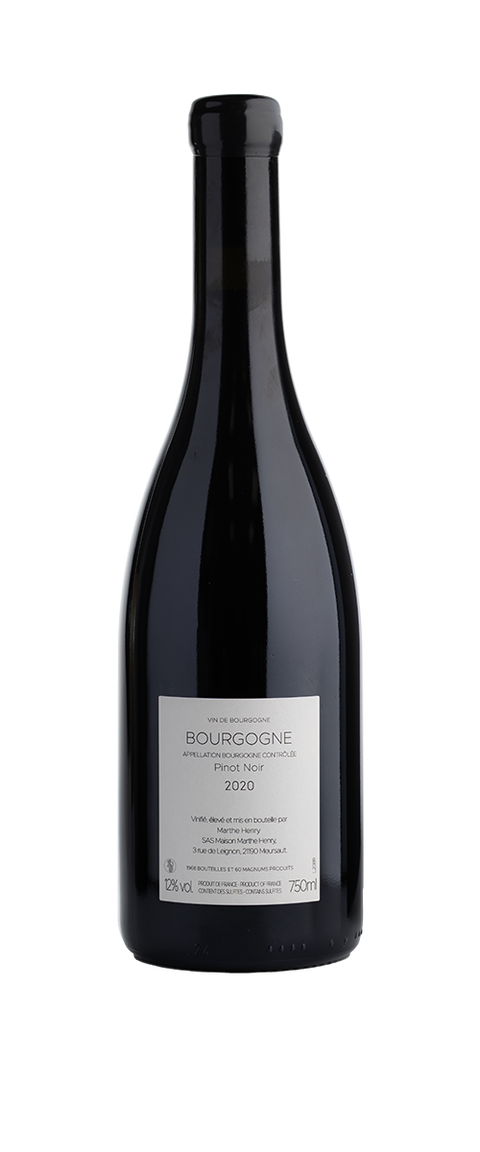 Marthe Henry Boillot Bourgogne Pinot Noir 2020 Rouge