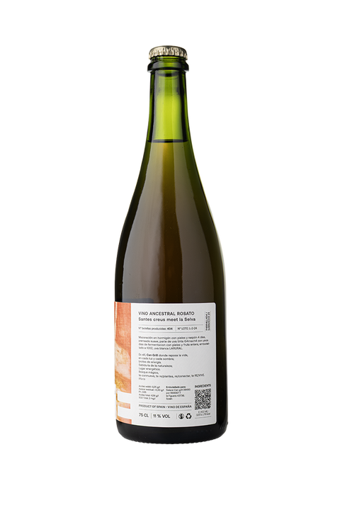 Celler Salace Santes Creus meet la Selva - ancestral rosado - Vins Des Dieux