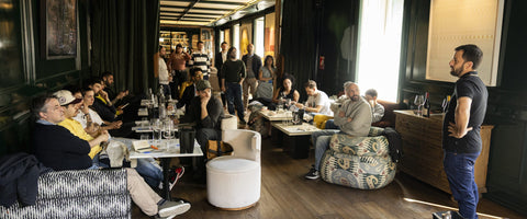 Cata profesional de Vins Des Dieux con restaurantes y sumilleres en Madrid