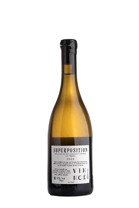 Vin Noé Jonathan Purcell "Superposition" Puligny Montrachet Le Trézin 2022 blanc